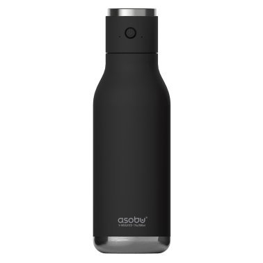 ASOBU® Insulated Water Bottle with Wireless Connection Speaker (Black)