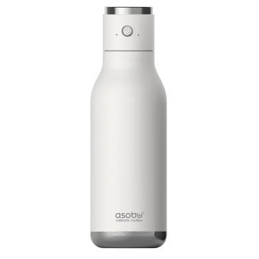 ASOBU® Insulated Water Bottle with Wireless Connection Speaker (White)