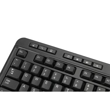 Adesso® EasyTouch™ WKB-1320CB Antimicrobial Wireless Desktop Keyboard and Mouse