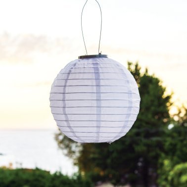 Allsop® Home Garden 10-In. Glow Nylon Solar Lantern