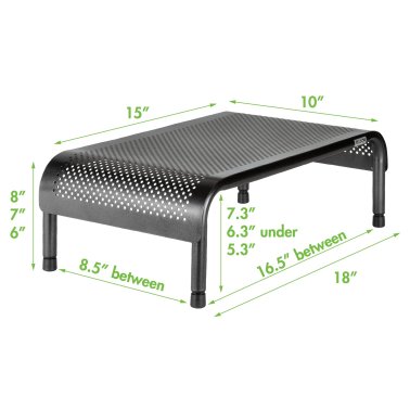 Allsop® Metal Art Ergo 3 Adjustable Monitor Stand