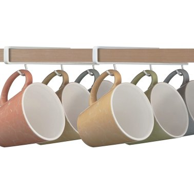Better Houseware Undershelf Cup/Mug Hooks, Set of 2