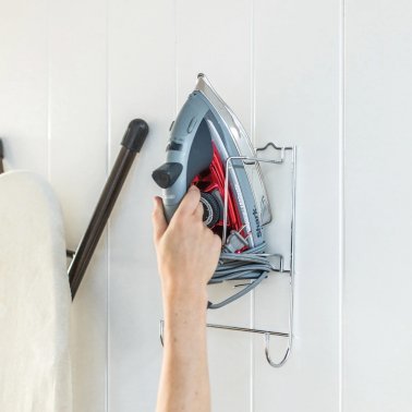 Better Houseware Chrome Iron and Ironing Board Holder