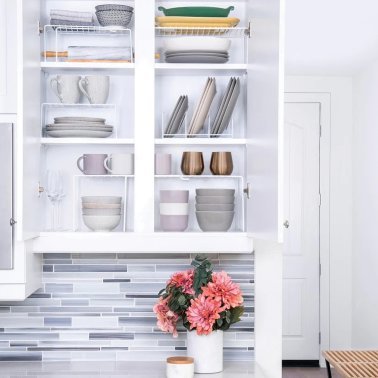 Better Houseware Expanding Shelf, White (Large)