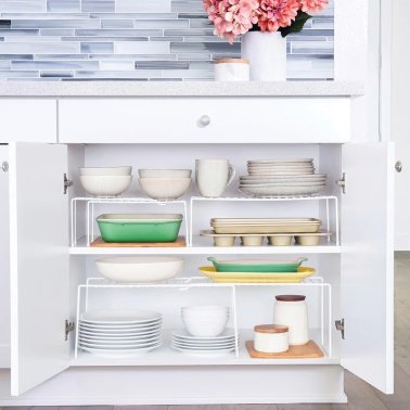 Better Houseware Expanding Shelf, White (Small)