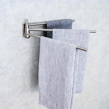 Better Houseware Stainless Steel 3-Arm Towel Bar