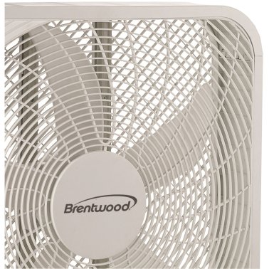 Brentwood® Kool Zone F-20S 3-Speed 60-Watt 20-In. Box Fan (White)