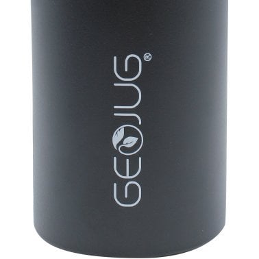 Brentwood® Geojug Stainless Steel Vacuum-Insulated Water Bottle (0.9 L; Black/Silver)