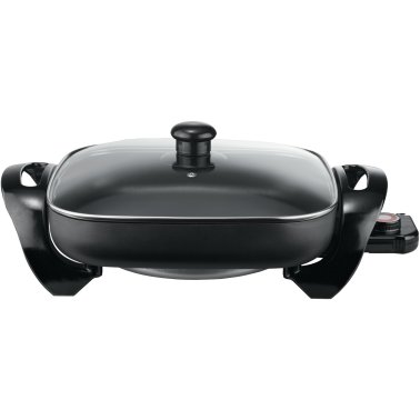 Brentwood® 12-In. 1,300-Watt Nonstick Electric Skillet with Glass Lid