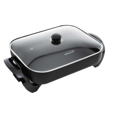 Brentwood® 16-In. 1,400-Watt Nonstick Electric Skillet with Glass Lid