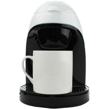 Brentwood® Single-Serve Drip Coffee Maker with Ceramic Mug (White)