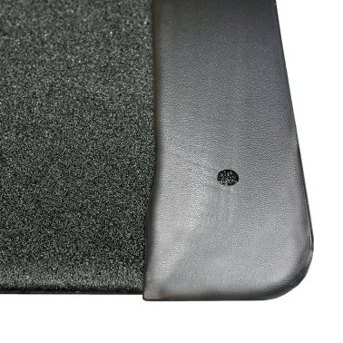 Artistic™ Synthetic Leather Ergonomic Desk Pad for Professionals with Side Panels and Antimicrobial Protection, Black (24 In. x 19 In.)
