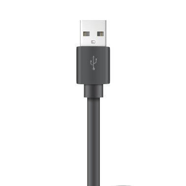 XYST™ Charge and Sync USB to Micro USB Flat Cable, 4 Ft. (Black)
