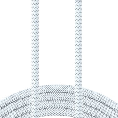 XYST™ Charge and Sync USB to USB-C® Braided Cable, 10 Ft. (White)