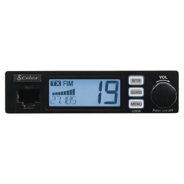 Cobra® 19 MINI 40-Channel Fixed-Mount Ultra-Compact CB Radio with Instant Channels 9 and 19