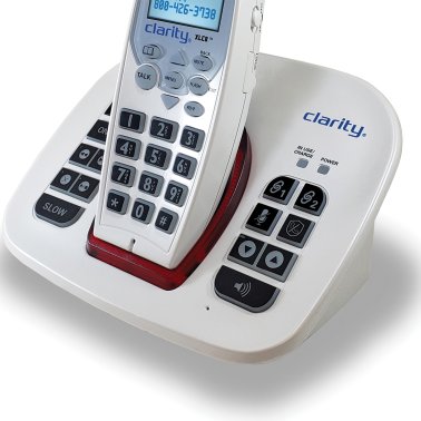 Clarity® XLC8 DECT 6.0 Amplified Cordless Phone with Slow Talk, Call Blocker, and Answering Machine