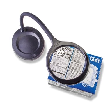 CARSON® DeskBrite™ 300 2x Aspheric COB LED Desk Top Magnifier with 5x Spot Lens