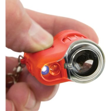 CARSON® MicroMini™ 20x LED Lighted Pocket Microscope, Orange