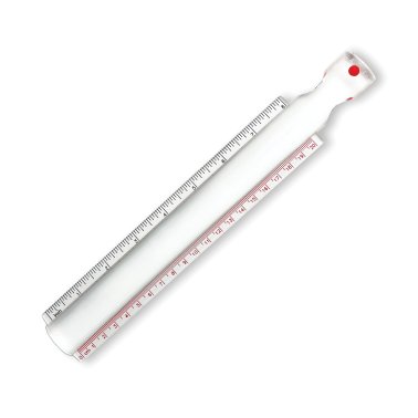 CARSON® 8-In. Bar Ruler 1.5x Magnifier with US Customary and Metric Markings