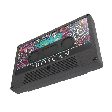 Proscan® Retro-Cassette-Tape-Design Portable Bluetooth® Speaker, Multicolor, PSP1002