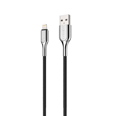 Cygnett® Armored Lightning® to USB-A Charge and Sync Cable (3.937 In.; Black)