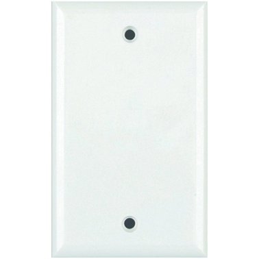 DataComm Electronics Standard Blank Wall Plate (White)
