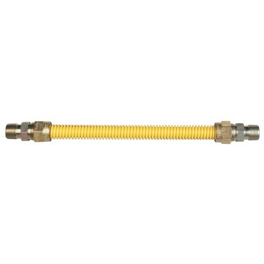 Dormont® 20C Series SafetyShield® 36-Inch Gas Flex-Line 1/2-Inch MIP (Male Iron Pipe) x 1/2-Inch MIP