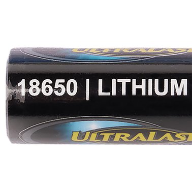 Ultralast® 2,600 mAh 18650 Retail Blister-Carded Rechargeable Battery (1 Pack)