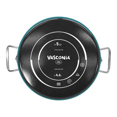 VASCONIA® Elegance 10-Piece Cookware Set (Teal)