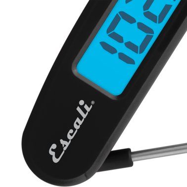 Escali® Digital Compact Folding Thermometer (Black)