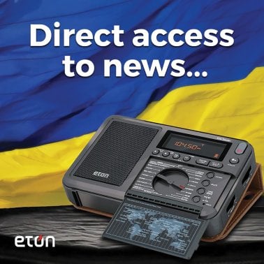 Eton® Elite Traveler Portable AM/FM/LW/SW Radio with Leather Case