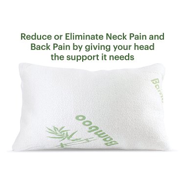 Doctor Pillow® Hypoallergenic Bamboo Pedic Shredded Memory Foam Pillow