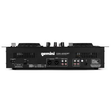 Gemini® CD/USB DJ Media Player with Bluetooth®, Black, CDM-4000BT
