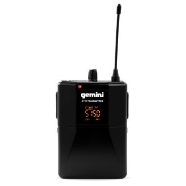 Gemini® GMU-HSL100 UHF Single-Channel Wireless Microphone System with Headset Microphone and Lavalier Microphone