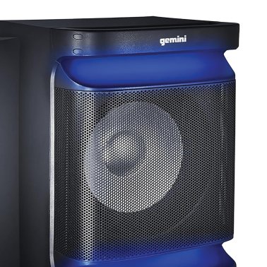 Gemini® 3-Piece Bluetooth® Home Stereo System, with Integrated Amp, Microphone, and LED Party Lights, GSYS-2400