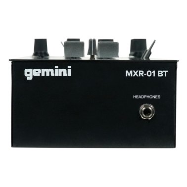 Gemini® MXR-01BT Professional Mini DJ Bluetooth® Mixer, 2 Channels
