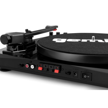 Gemini® TT-900B Belt-Drive 3-Speed Turntable System with Bluetooth® and Stereo Speakers (Black)