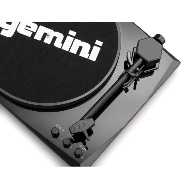Gemini® TT-900B Belt-Drive 3-Speed Turntable System with Bluetooth® and Stereo Speakers (Black)