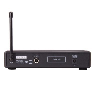 Gemini® UHF-01HL-F2 UHF Single-Channel Wireless Microphone System with Headset and Lavalier Microphones