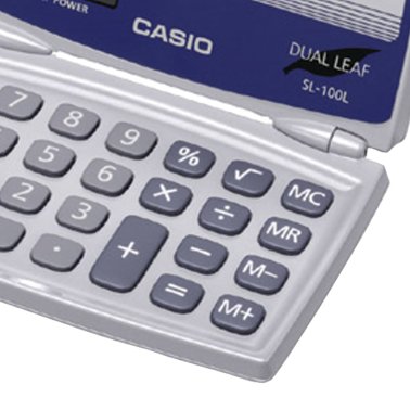 CASIO® Solar Calculator with Folding Hard Case