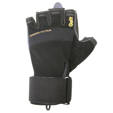 GoFit® Diamond-Tac Wrist-Wrap Gloves (Large)