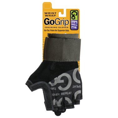 GoFit® Pro Trainer Wrist-Wrap Gloves (Medium)