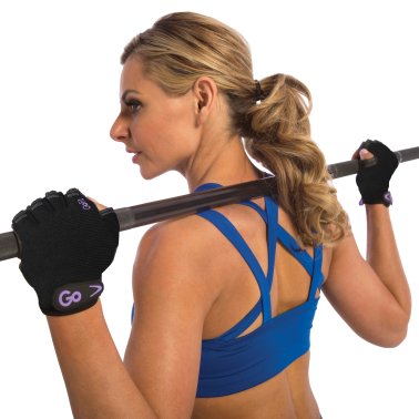 GoFit® Women's Xtrainer Cross-Training Gloves (Medium; Purple)