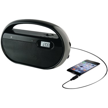 GPX® AM/FM Portable Clock Radio