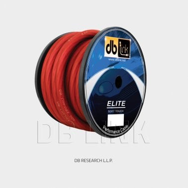 DB Link® Elite Superflex 0-Gauge 50-Ft. Soft-Touch Power Wire, Red