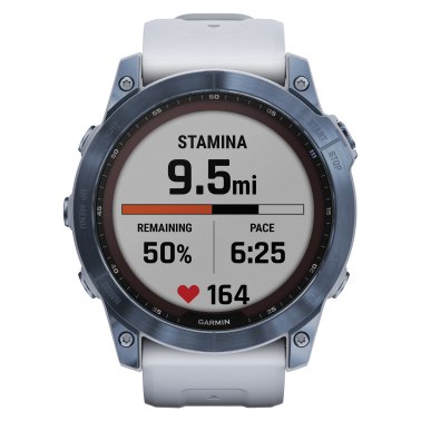 Garmin® fēnix® 7X Sapphire Solar Multisport GPS Watch (Mineral Blue)