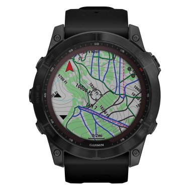 Garmin® fēnix® 7X Sapphire Solar Multisport GPS Watch (Black)