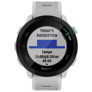 Garmin® Forerunner® 55 Running Watch (White)