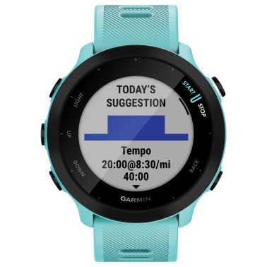 Garmin® Forerunner® 55 Running Watch (Aqua)