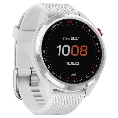 Garmin® Approach® S42 GPS Golf Smartwatch (White)